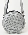 American Darling Canteen Hand Tooled Genuine Leather Women Bag Western Handbag Purse