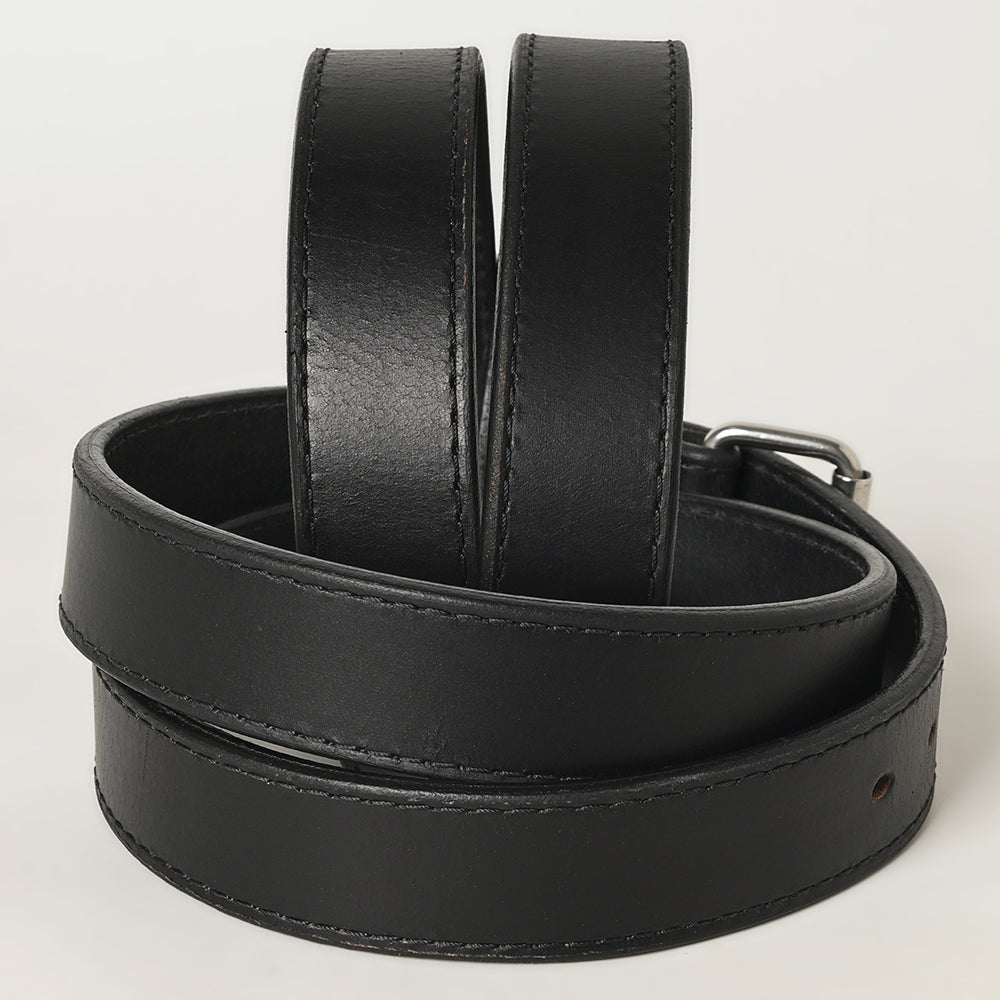 American Tanner Western Grain Leather Unisex Holster Belt Men Women Black