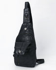Full Grain Leather Sling Bag - SWC202 – Hilason