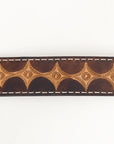 BAR H EQUINE Western Genuine Leather Men And Women Belt