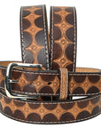 BAR H EQUINE Western Genuine Leather Men And Women Belt