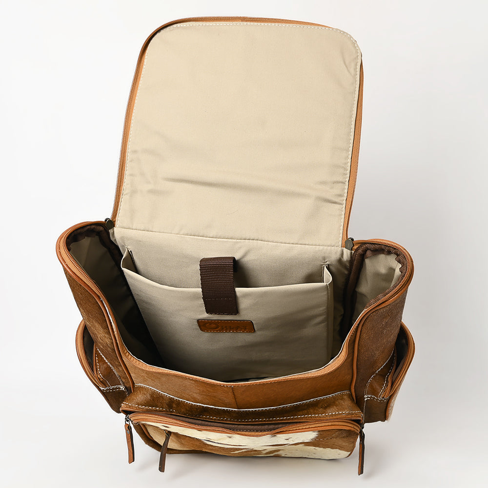 Ohlay Bags OHG179 Western Women &amp; Man Hair-on Genuine Leather BACKPACK Bag