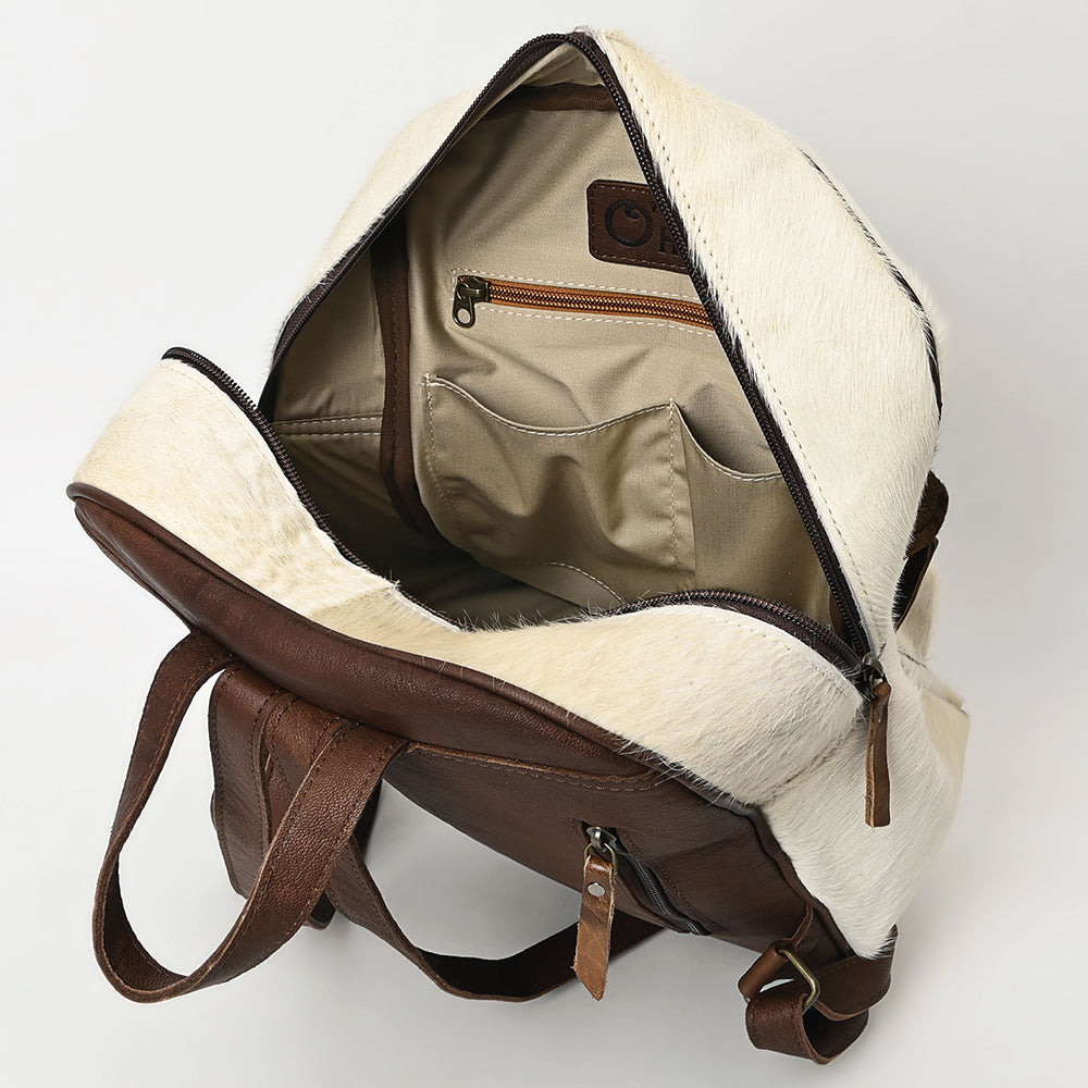 Ohlay Bags OHG180 Backpack Hair-On Genuine Leather Women &amp; Man Western Bag