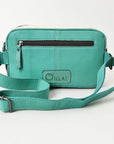 Ohlay Bags OHG184B Fanny Pack Hand Tooled Hair-On Genuine Leather Women Bag Western Handbag Purse