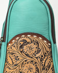 Ohlay Bags OHG188B Sling Hand Tooled Genuine Leather Women Bag Western Handbag Purse