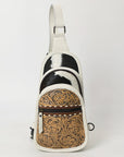 Ohlay Bags OHG189A Sling Hand Tooled Hair-On Genuine Leather Women Bag Western Handbag Purse