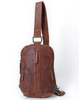 Spaghetti Western  Sling Vintage Genuine Leather Women Bag Western Handbag Purse
