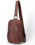 Spaghetti Western  Sling Vintage Genuine Leather Women Bag Western Handbag Purse
