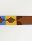 BAR H EQUINE Western Genuine Leather Men And Women Brown Belt Embroidered