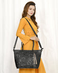 American Darling Tote Hand Tooled Genuine Leather Women Bag Western Handbag Purse