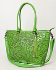 American Darling Tote Hand Tooled Genuine Leather Women Bag Western Handbag Purse