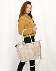 American Darling Tote Hand Tooled Genuine Leather Women Bag Western Handbag Purse