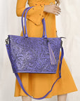 American Darling Tote Hand Tooled Genuine Leather Women Bag Western Handbag Purse