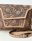 American Darling Crossbody Beautifully Hand Tooled  Genuine Leather women bag western handbag purse