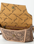 American Darling Crossbody Beautifully Hand Tooled  Genuine Leather women bag western handbag purse