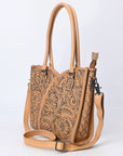 Tote Hand Tooled Genuine Leather women bag western handbag purse