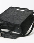 Clutch Hand Tooled Genuine Leather women bag western handbag purse