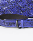 Clutch Hand Tooled Genuine Leather women bag western handbag purse