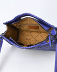 Clutch Hand Tooled Genuine Leather women bag western handbag purse