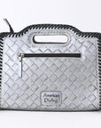 Clutch Hand Tooled Genuine Leather women bag western handbag purse