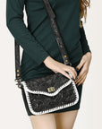 American Darling Crossbody Hand Tooled Genuine Leather women bag western handbag purse