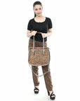 American Darling Adbg1478A Cross Body I Hand Tooled Crocodile Embossed Genuine Leather Women Bag Western Handbag Purse
