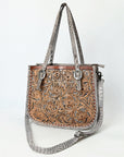 American Darling Adbg1478A Cross Body I Hand Tooled Crocodile Embossed Genuine Leather Women Bag Western Handbag Purse