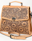 American Darling Adbgz841A Tote Hand Tooled Genuine Leather Women Bag Western Handbag Purse