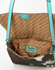 American Darling Cross Body Hand Tooled Hair-on Genuine Leather Western Women Bag Handbag Purse | Crossbody for