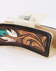 Beautifully Hand Tooled Women Ladies Hair Band Clip Clutcher