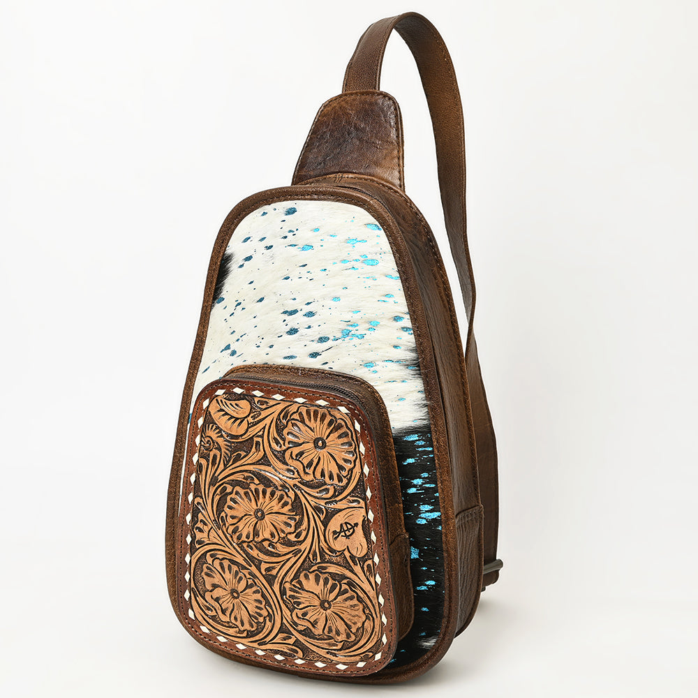 American Darling Sling Hand Tooled Saddle Blanket Genuine Leather women bag western handbag purse