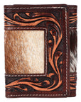BAR H EQUINE Genuine Leather Rodeo - Bifold & Trifold Wallet For Men Women