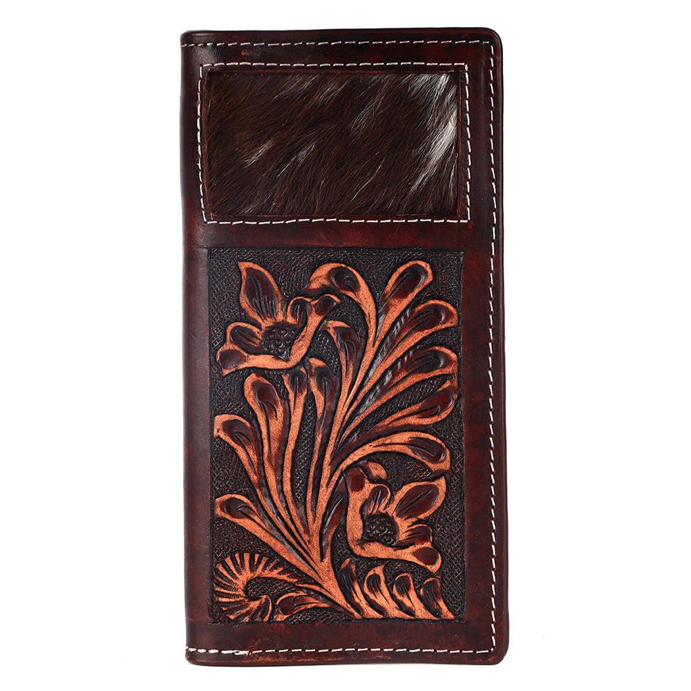 BAR H EQUINE Genuine Leather Rodeo - Bifold &amp; Trifold Wallet For Men Women