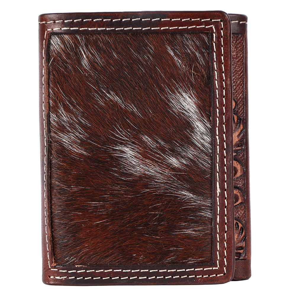 BAR H EQUINE Genuine Leather Rodeo - Bifold &amp; Trifold Wallet For Men Women
