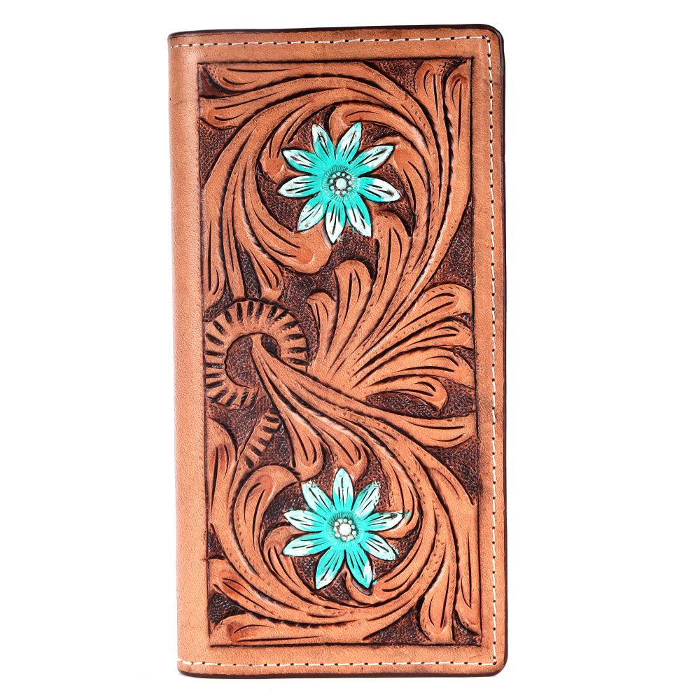 BAR H EQUINE Genuine Leather Rodeo - Bifold &amp; Trifold Wallet For Men Women