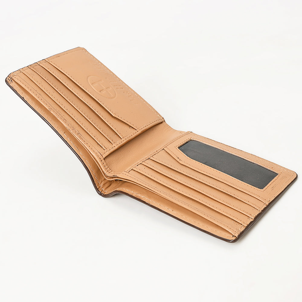 BAR H EQUINE Genuine Leather Rodeo - Bifold &amp; Trifold Wallet For Men Women