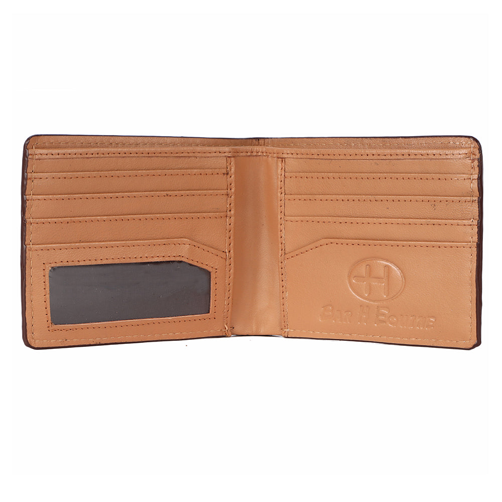 BAR H EQUINE Genuine Leather Rodeo - Bifold &amp; Trifold Wallet For Men Women