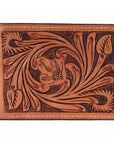 BAR H EQUINE Genuine Leather Rodeo - Bifold & Trifold Wallet For Men Women