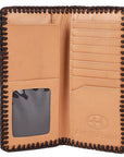 BAR H EQUINE Genuine Leather Rodeo - Bifold & Trifold Wallet For Men Women