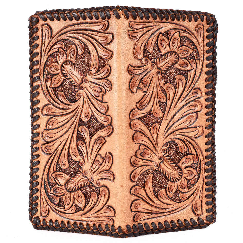 BAR H EQUINE Genuine Leather Rodeo - Bifold &amp; Trifold Wallet For Men Women