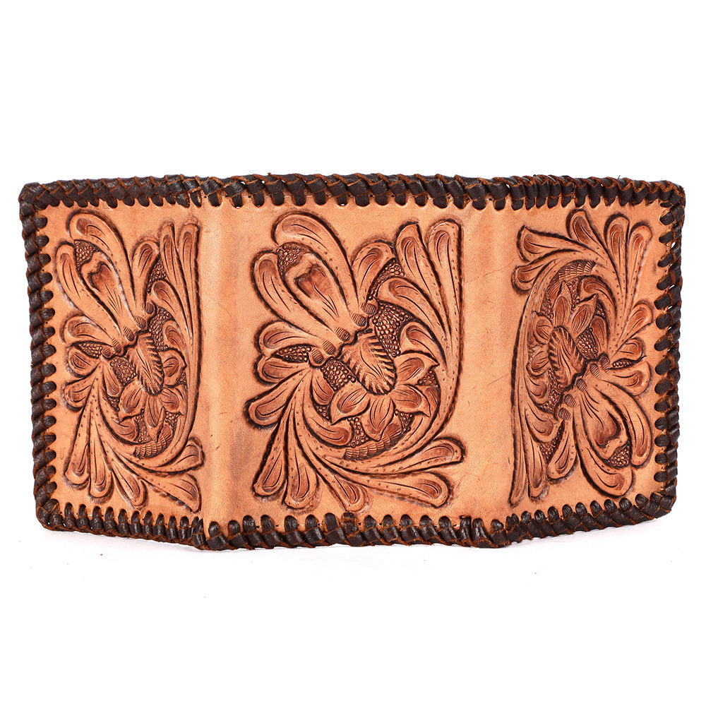 BAR H EQUINE Genuine Leather Rodeo - Bifold &amp; Trifold Wallet For Men Women