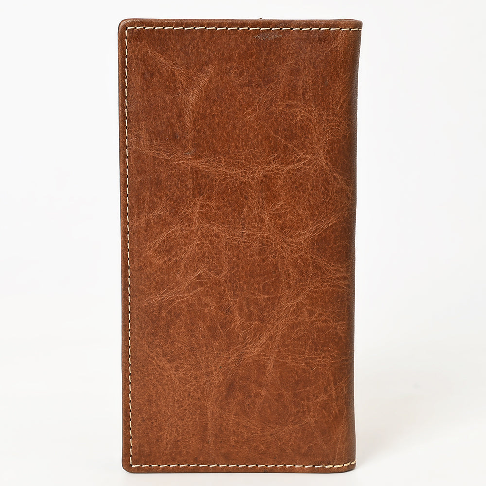 BAR H EQUINE Genuine Leather Rodeo - Bifold &amp; Trifold Wallet For Men Women