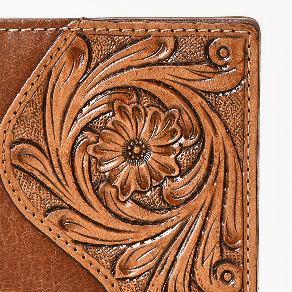 BAR H EQUINE Genuine Leather Rodeo - Bifold &amp; Trifold Wallet For Men Women