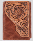 BAR H EQUINE Genuine Leather Rodeo - Bifold & Trifold Wallet For Men Women