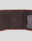 BAR H EQUINE Genuine Leather Rodeo - Bifold & Trifold Wallet For Men Women