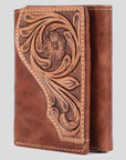 BAR H EQUINE Genuine Leather Rodeo - Bifold & Trifold Wallet For Men Women