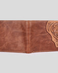 BAR H EQUINE Genuine Leather Rodeo - Bifold & Trifold Wallet For Men Women