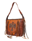 American Darling ADBGM422A Hand Tooled Genuine Leather women bag western handbag purse