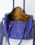 American Darling Duffel Hand Tooled Genuine Leather Women Bag Western Handbag Purse