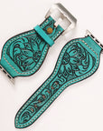 American Darling Floral Hand Tooled I watch Men Women Genuine Leather